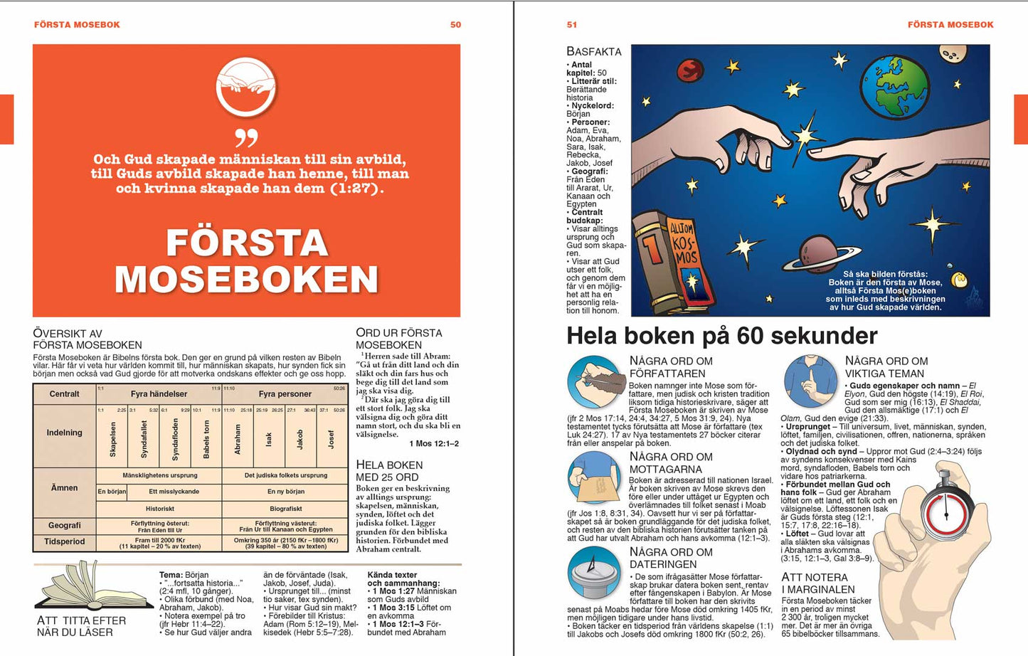 Steg för steg Studiebibel, blå skinnimitation (Folkbibeln 2015)