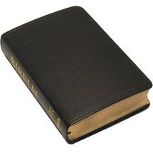 Folkbibeln 2015 Mellanformat konstskinn svart