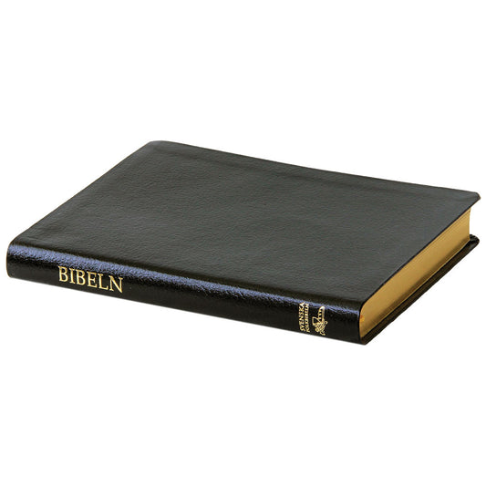 Folkbibeln 2015 Slimline konstskinn svart