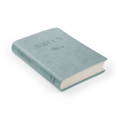 Kompaktbibel turkos skinnimitation (SFB15)
