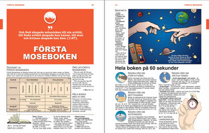 Steg för steg Studiebibel, blå skinnimitation (Folkbibeln 2015)
