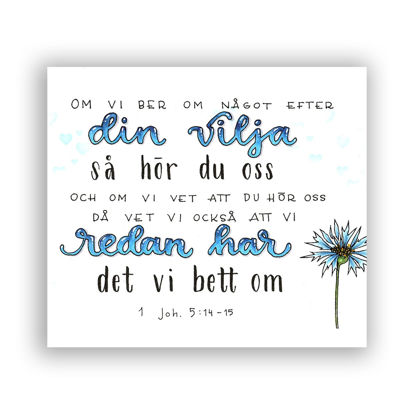 Storkort  "Om vi ber efter din vilja...."